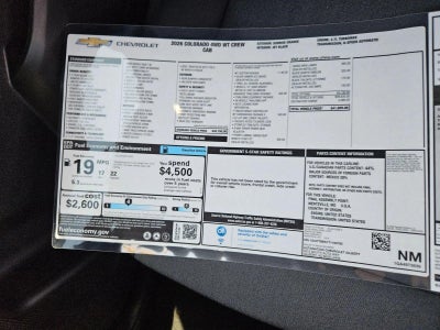 2026 Chevrolet Colorado WT