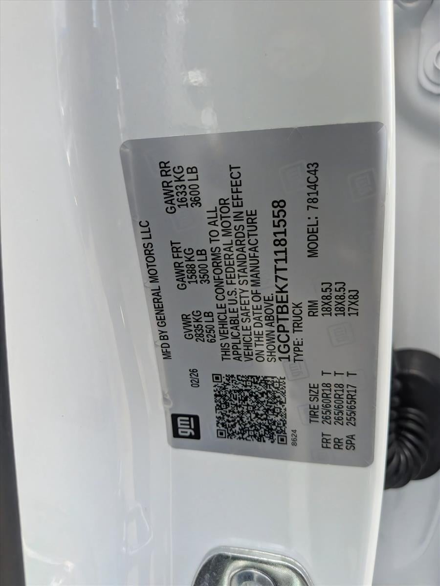 2026 Chevrolet Colorado WT