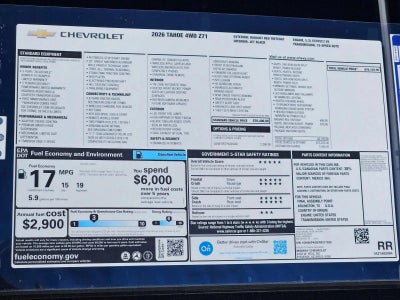 2026 Chevrolet Tahoe Z71