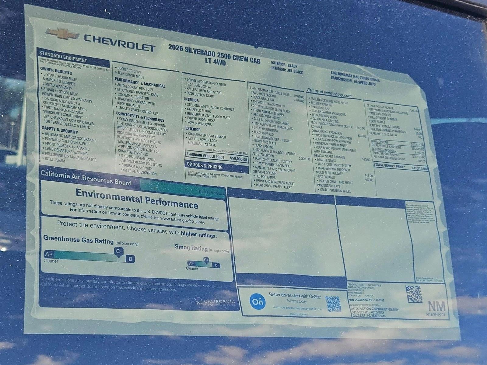 2026 Chevrolet Silverado 2500 HD LT