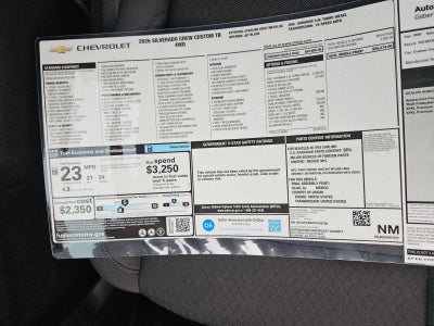 2026 Chevrolet Silverado 1500 Custom Trail Boss