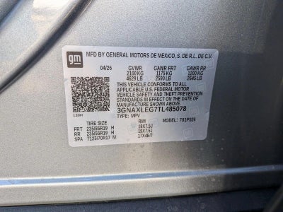 2026 Chevrolet Equinox RS