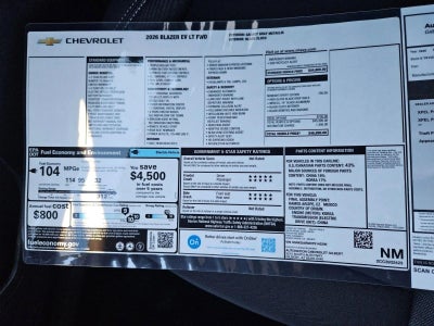 2026 Chevrolet Blazer EV LT