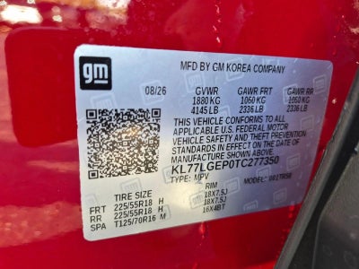 2026 Chevrolet Trax 1RS
