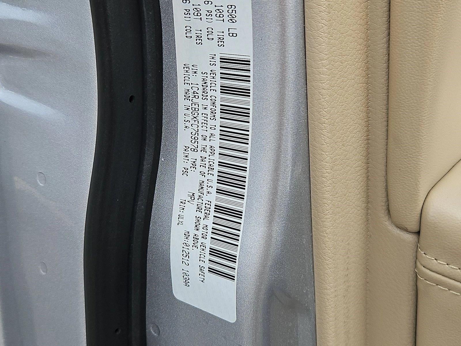 2015 Jeep Grand Cherokee Limited