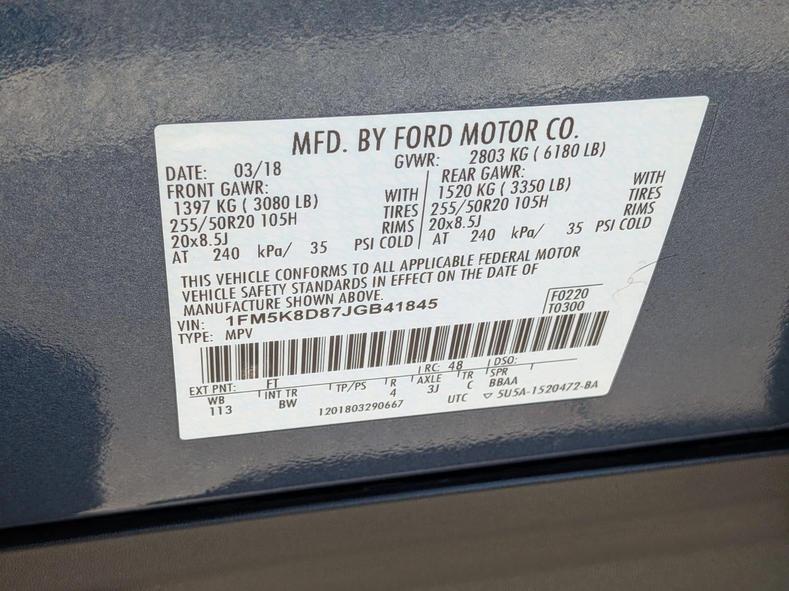 2018 Ford Explorer XLT