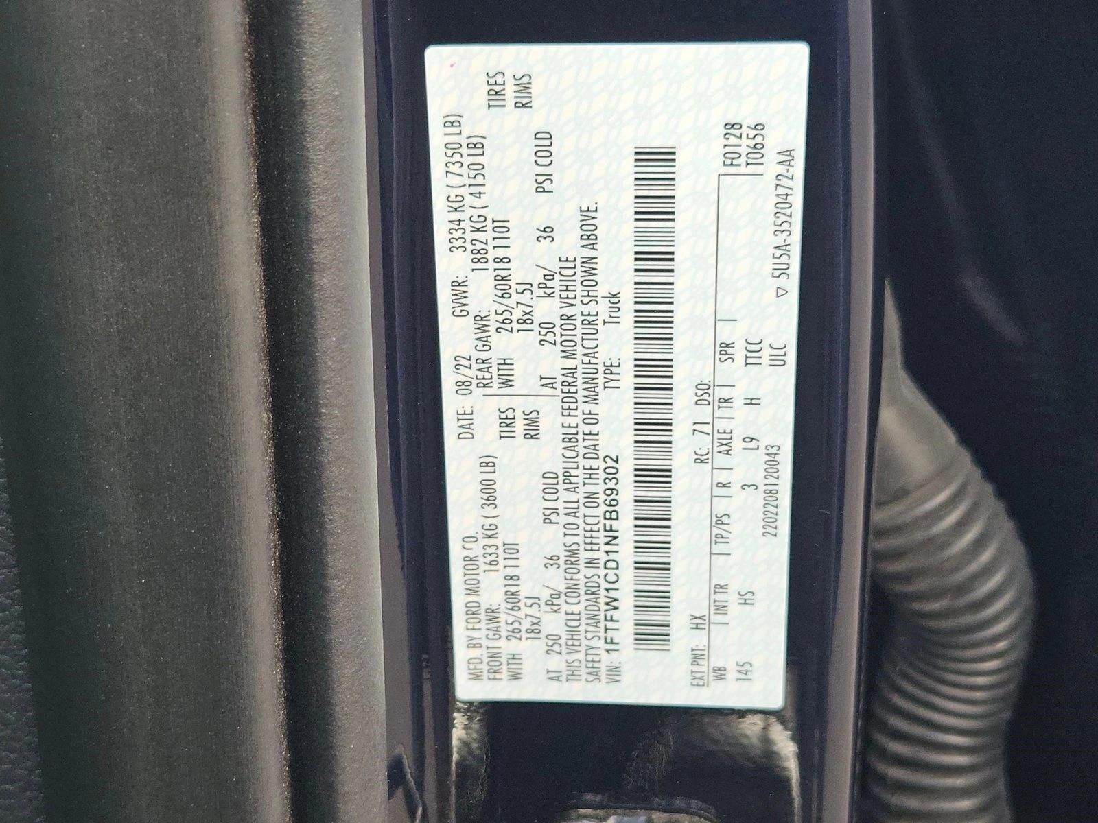 2022 Ford F-150 LARIAT