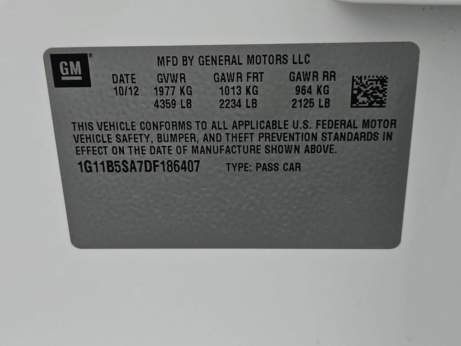 2013 Chevrolet Malibu LS