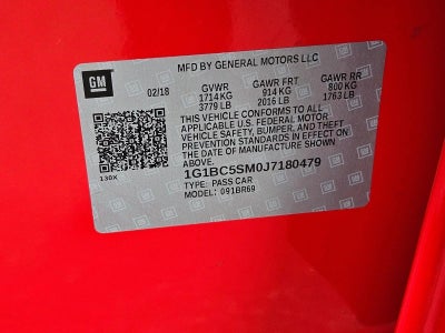 2018 Chevrolet Cruze LS