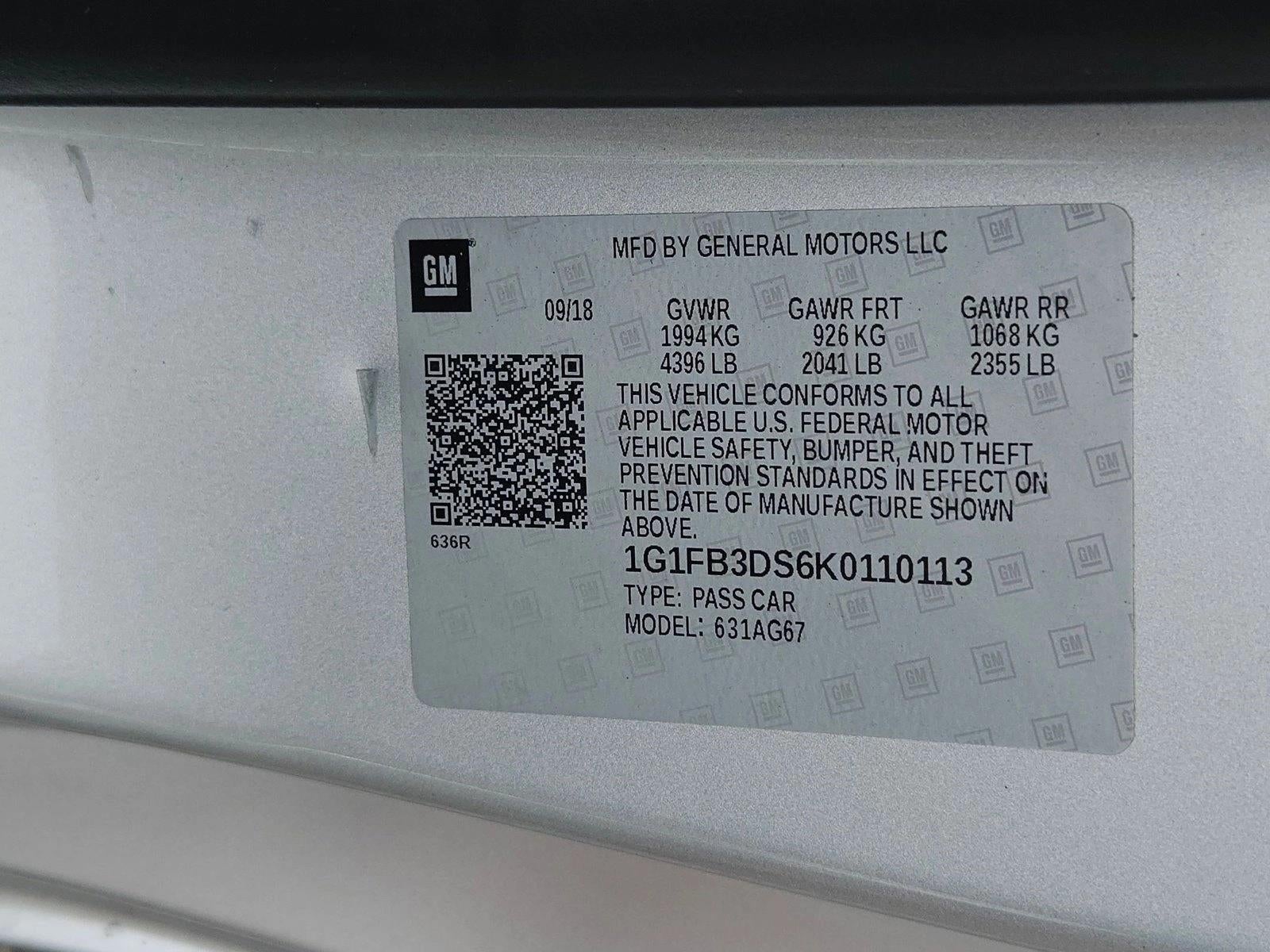 2019 Chevrolet Camaro 1LT