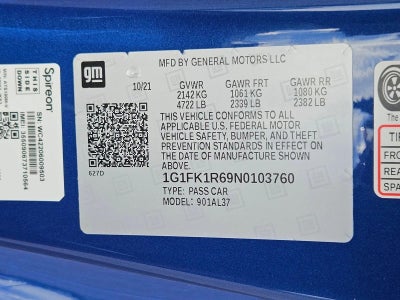 2022 Chevrolet Camaro ZL1