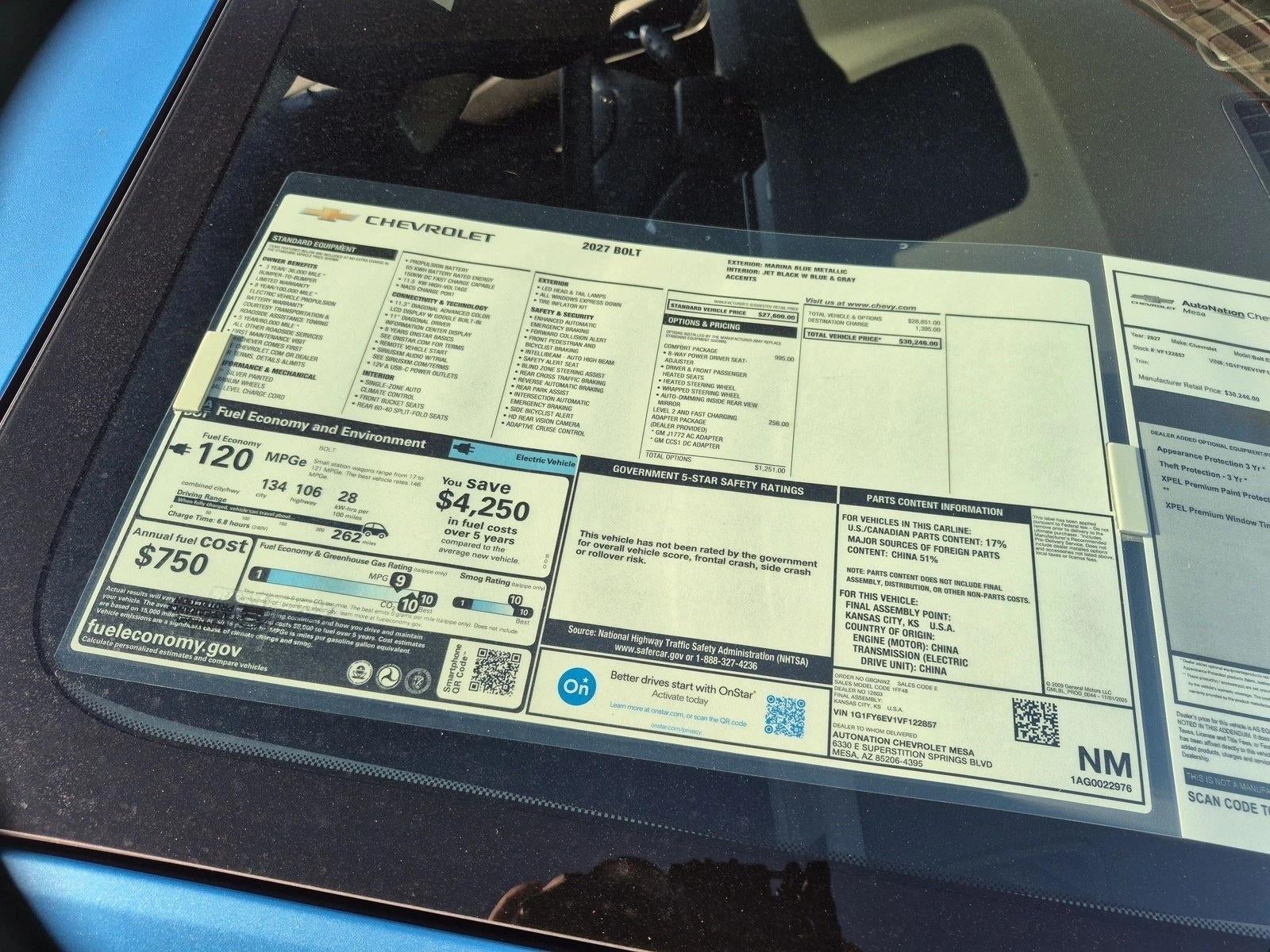 2027 Chevrolet Bolt LT