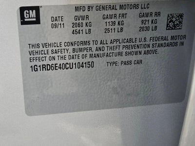 2012 Chevrolet Volt Base