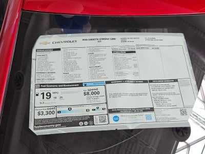 2026 Chevrolet Corvette Stingray 1LT