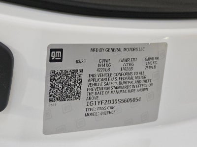 2025 Chevrolet Corvette Z06 3LZ