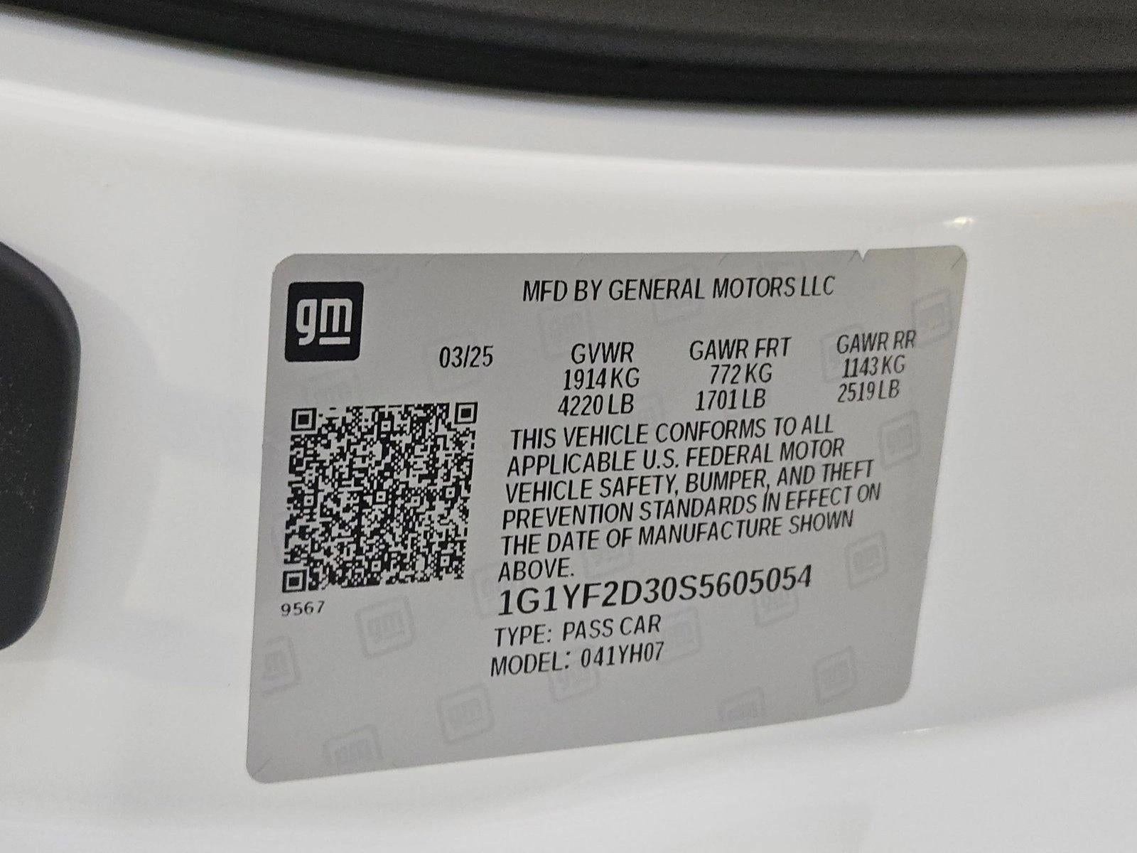 2025 Chevrolet Corvette Z06 3LZ