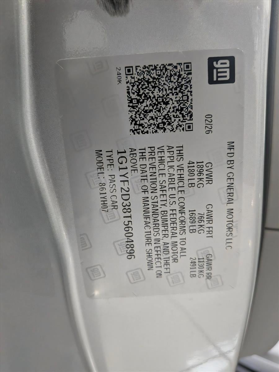 2026 Chevrolet Corvette Z06 3LZ