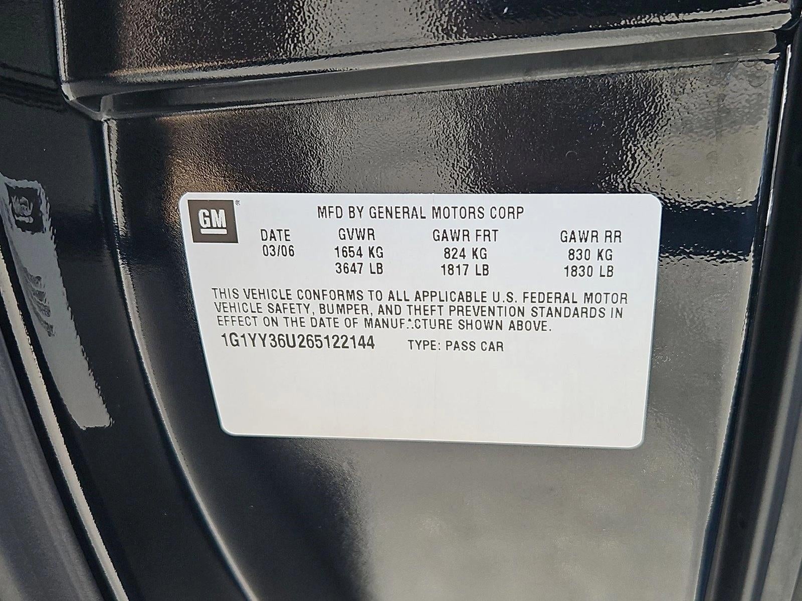 2006 Chevrolet Corvette Base