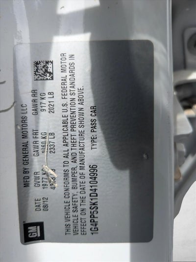 2013 Buick Verano Base