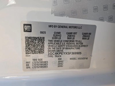 2025 Chevrolet Silverado 2500 HD LTZ