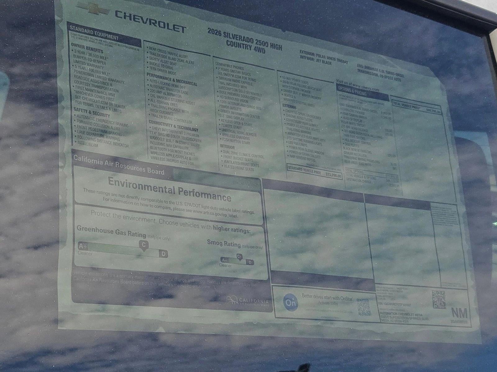 2026 Chevrolet Silverado 2500 HD High Country