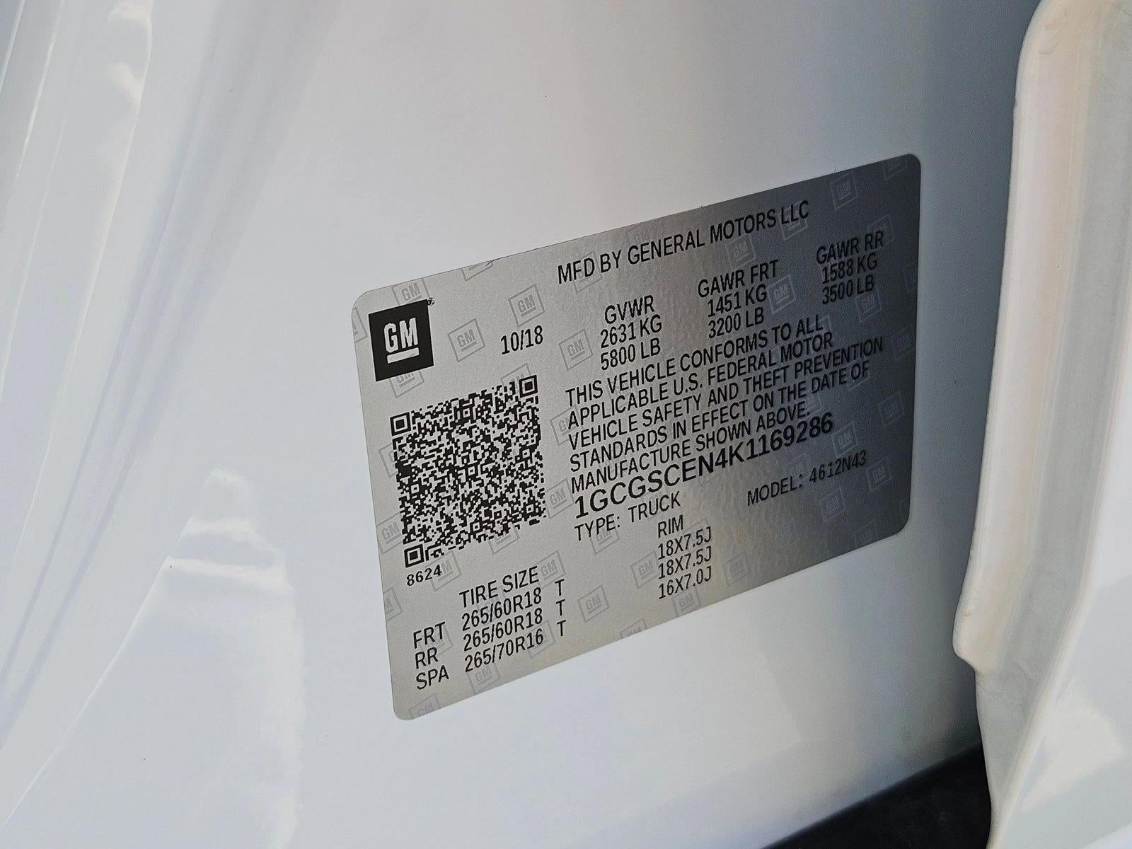 2019 Chevrolet Colorado 2WD LT