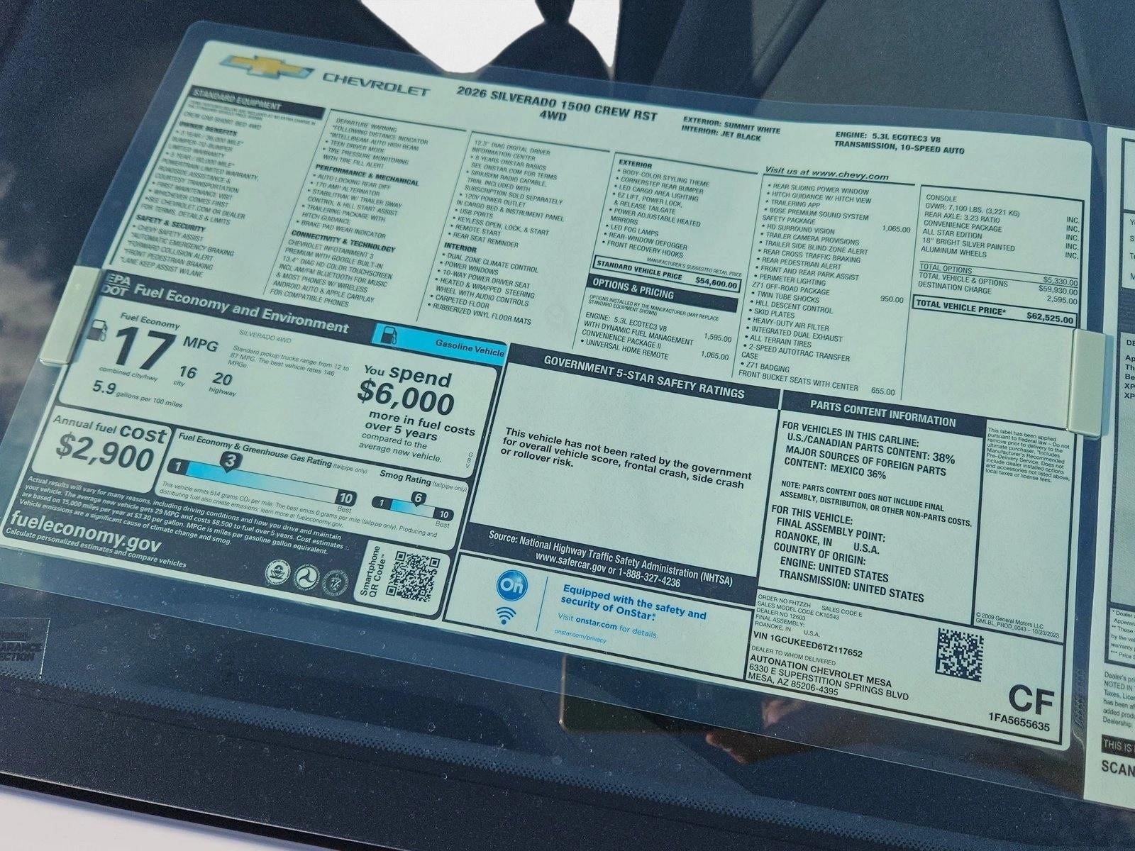 2026 Chevrolet Silverado 1500 RST