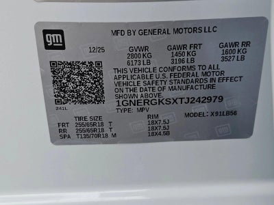 2026 Chevrolet Traverse LT