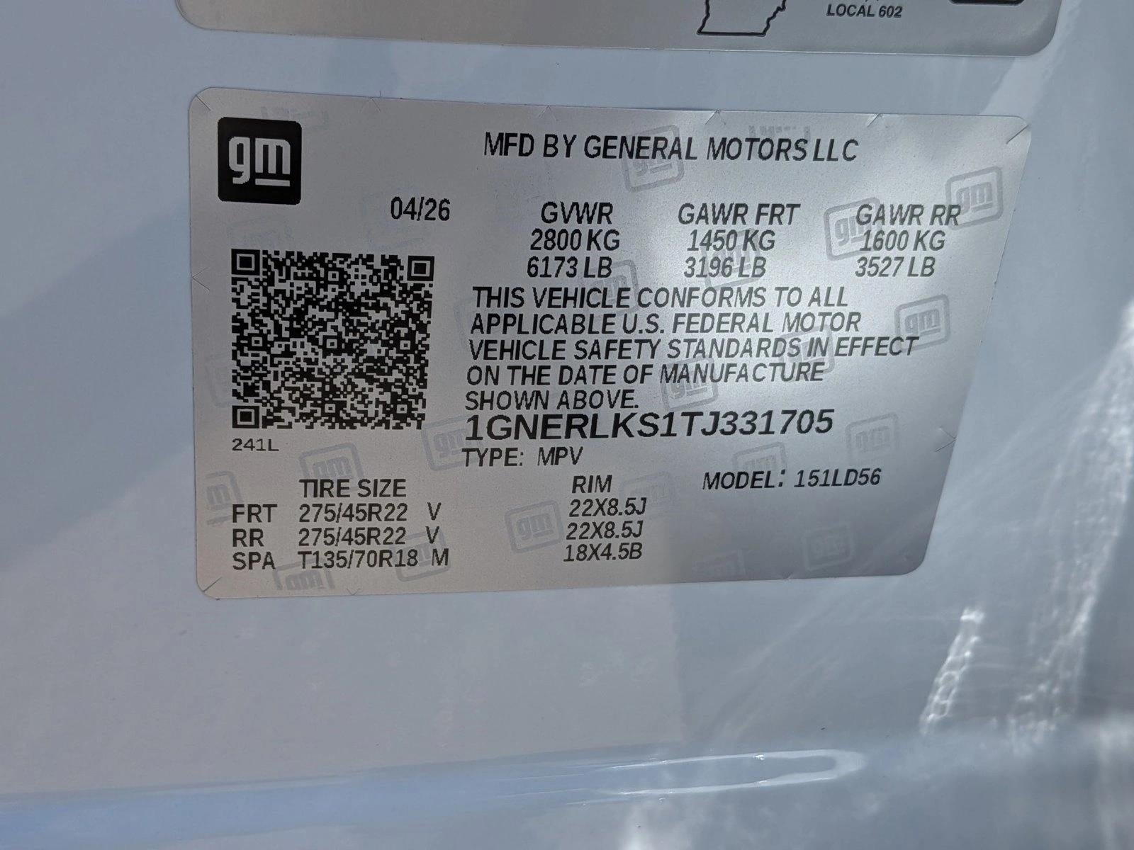 2026 Chevrolet Traverse RS