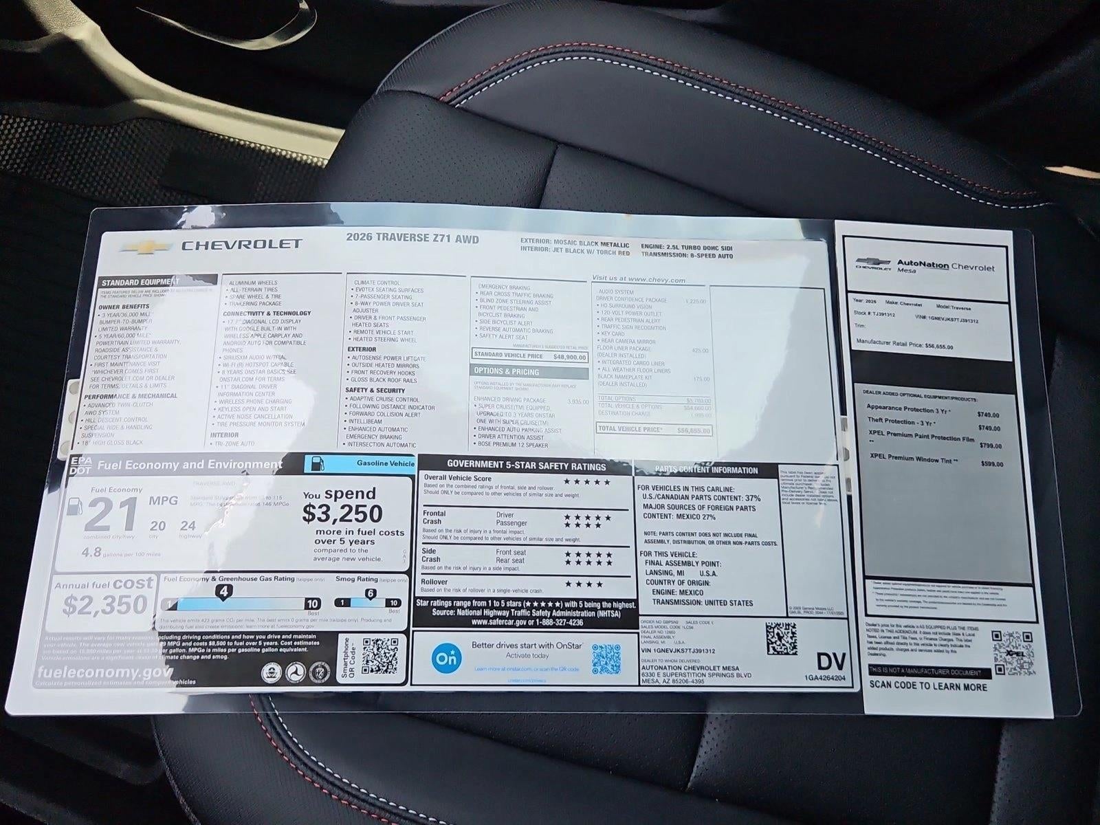 2026 Chevrolet Traverse Z71