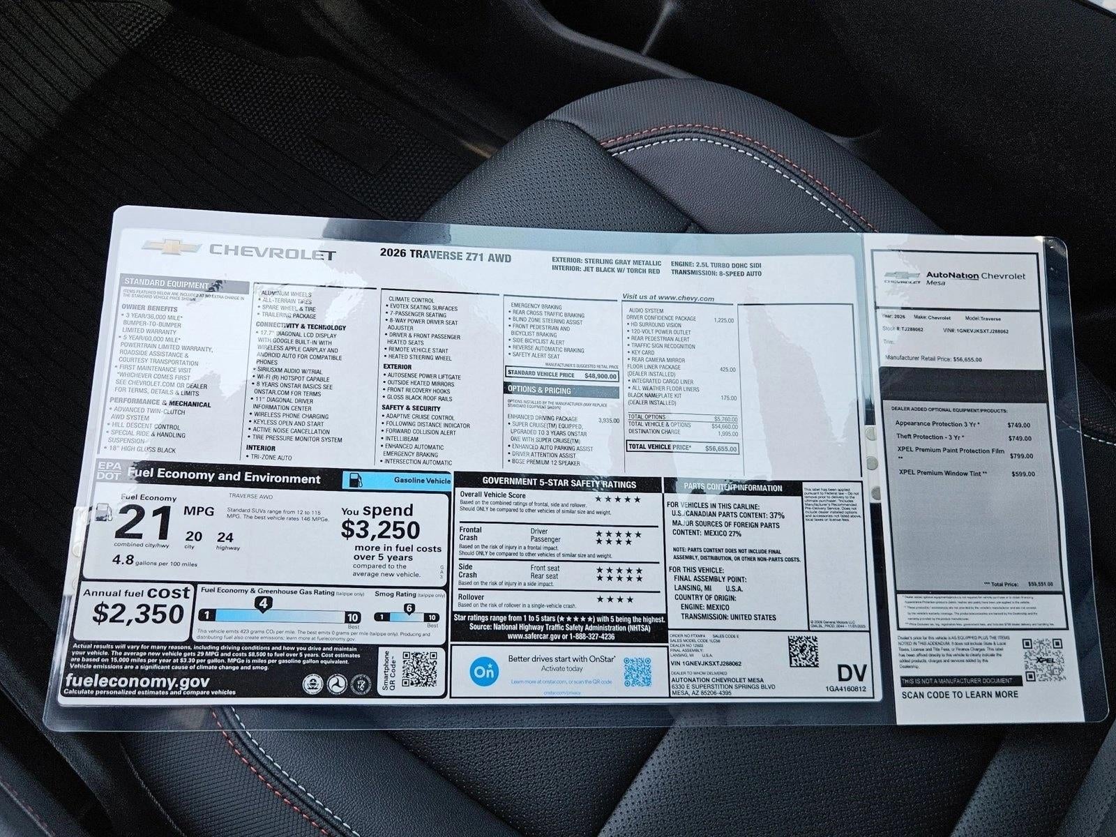 2026 Chevrolet Traverse Z71