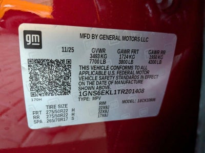 2026 Chevrolet Suburban RST