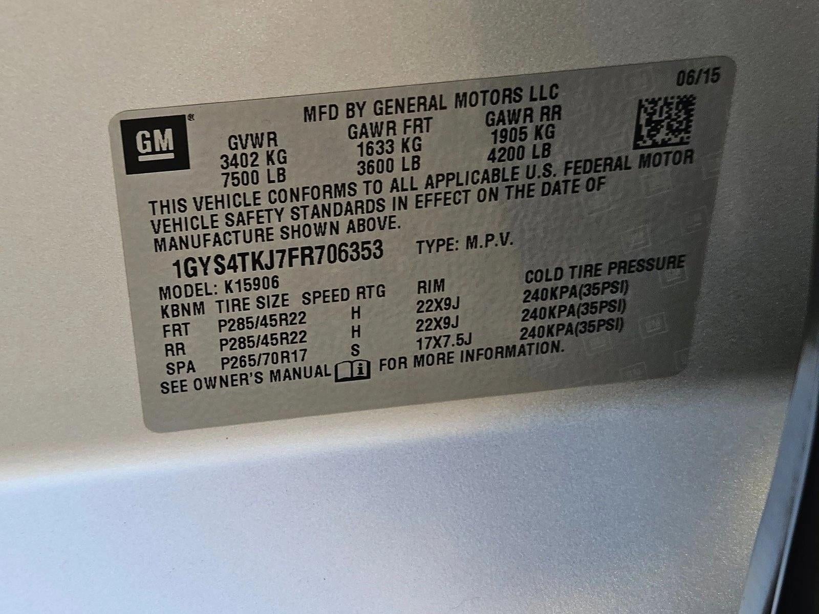 2015 Cadillac Escalade ESV Premium