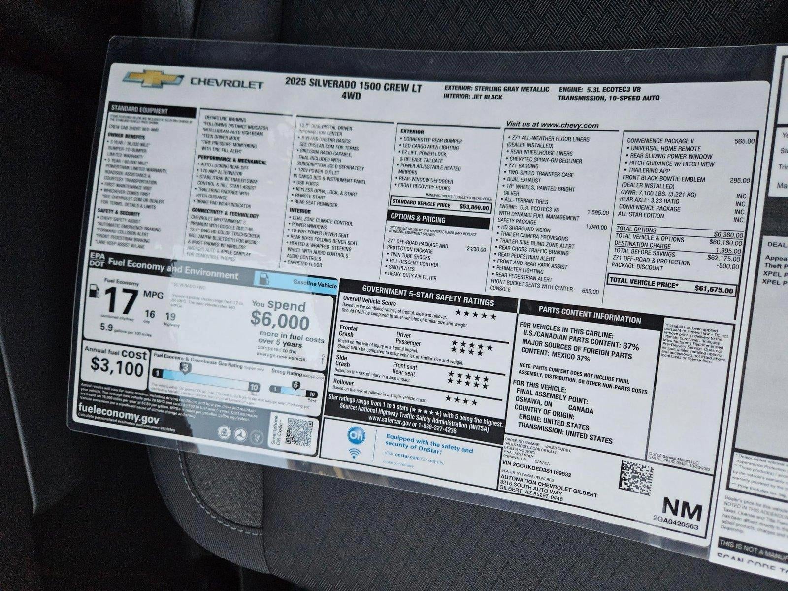 2025 Chevrolet Silverado 1500 LT