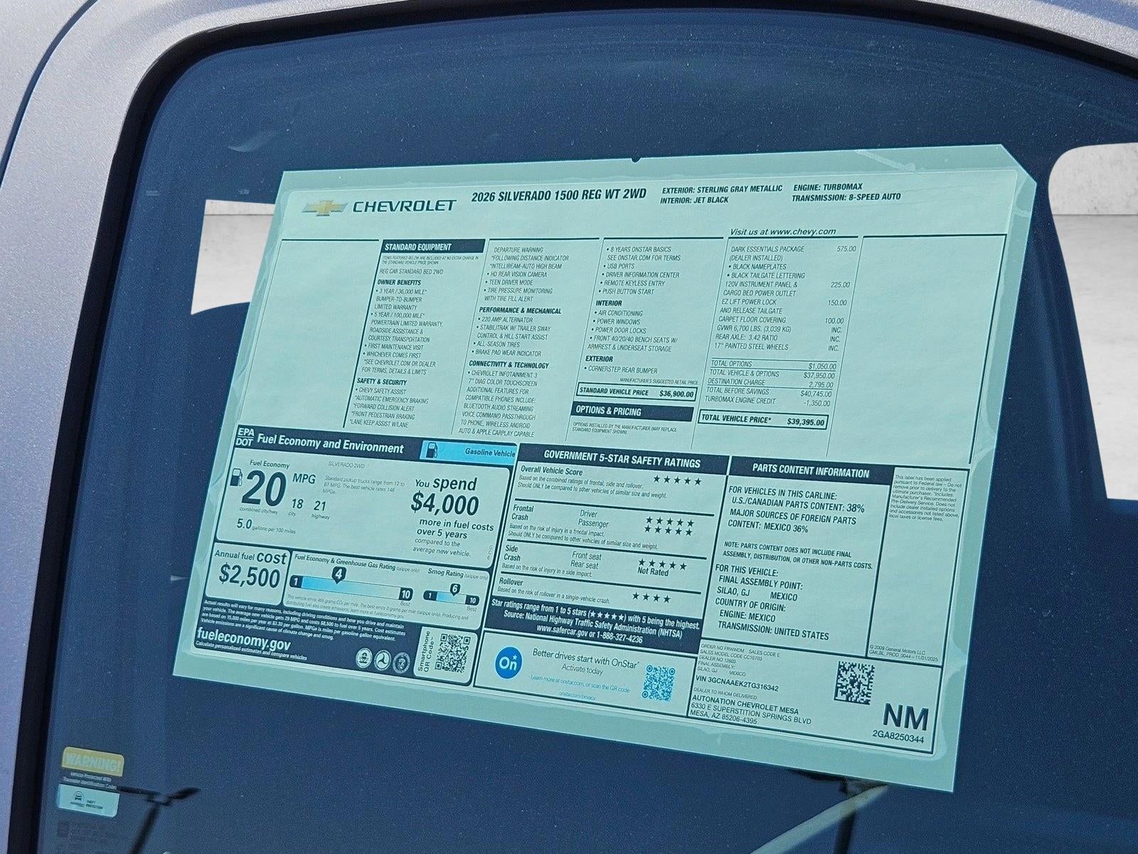 2026 Chevrolet Silverado 1500 WT