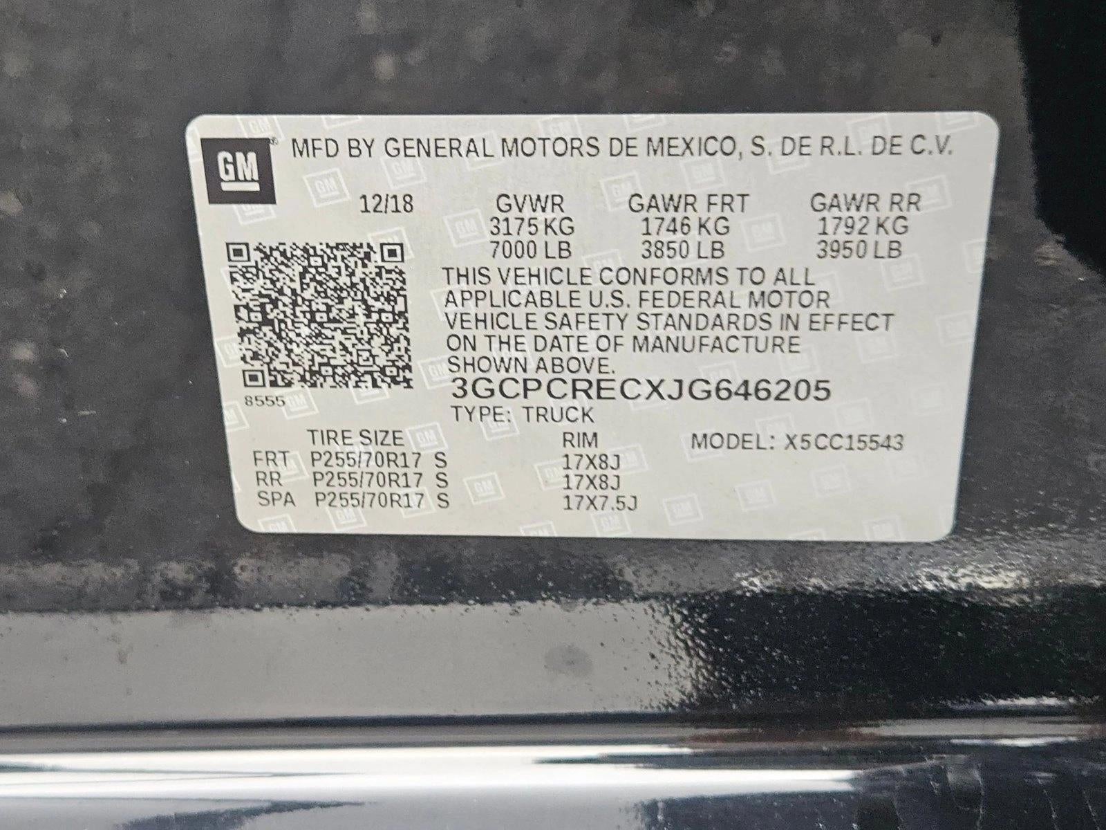 2018 Chevrolet Silverado 1500 LT