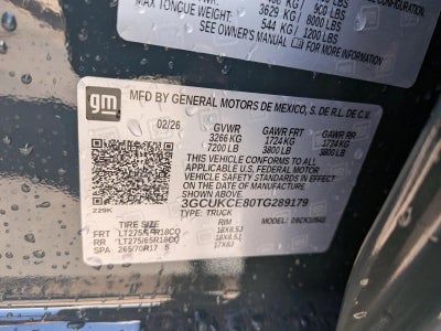 2026 Chevrolet Silverado 1500 Custom Trail Boss