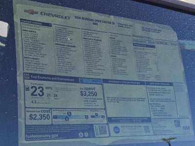 2026 Chevrolet Silverado 1500 Custom Trail Boss