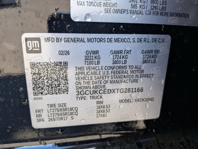 2026 Chevrolet Silverado 1500 Custom Trail Boss