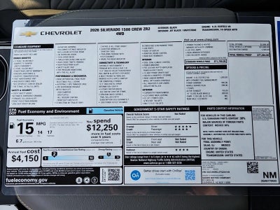 2026 Chevrolet Silverado 1500 ZR2