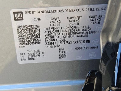 2026 Chevrolet Equinox EV RS