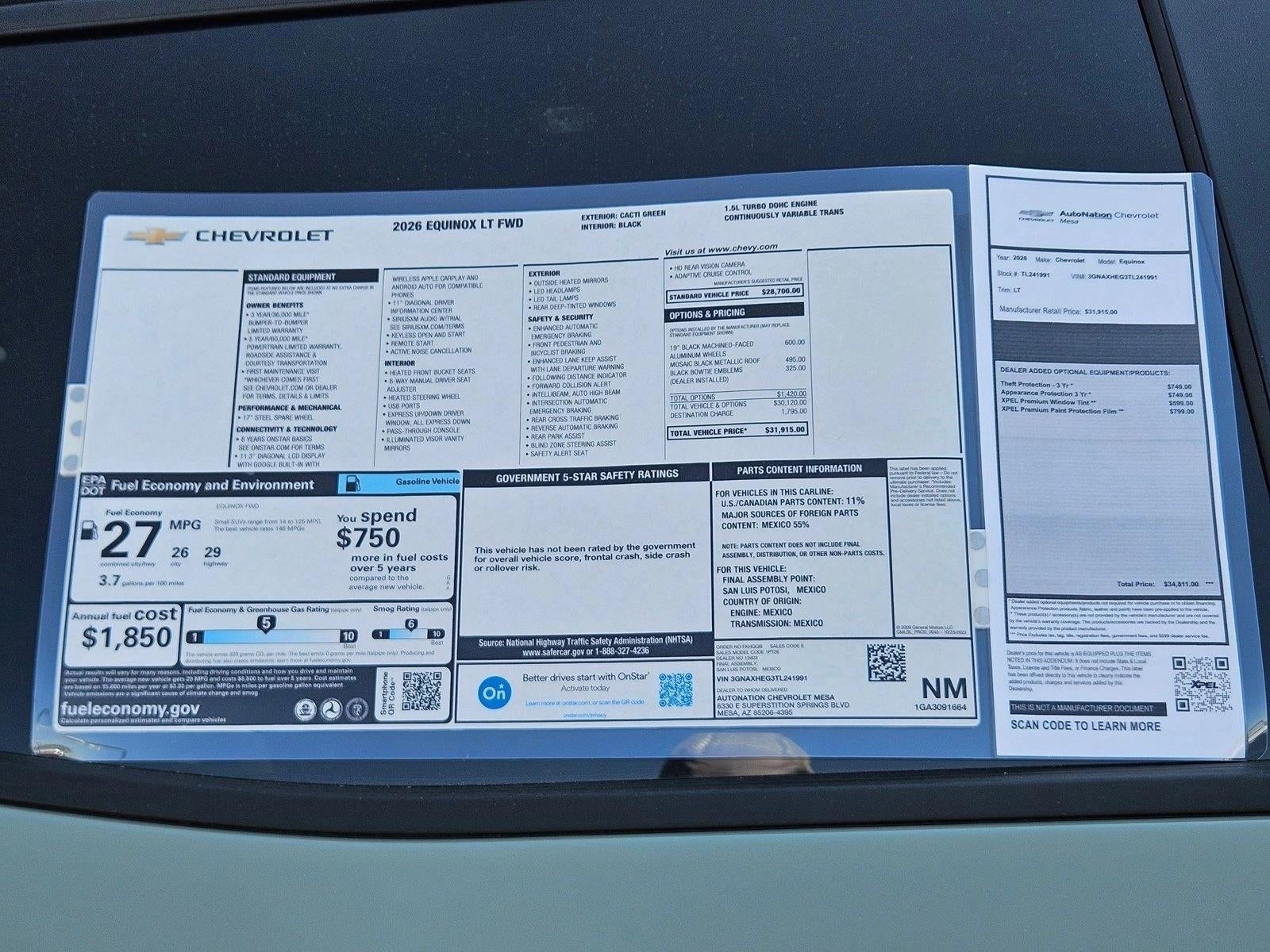 2026 Chevrolet Equinox LT
