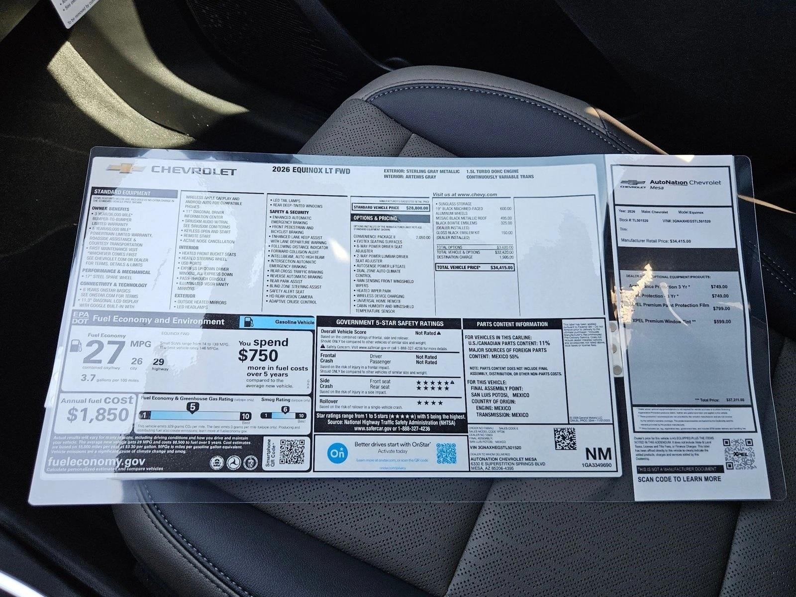 2026 Chevrolet Equinox LT