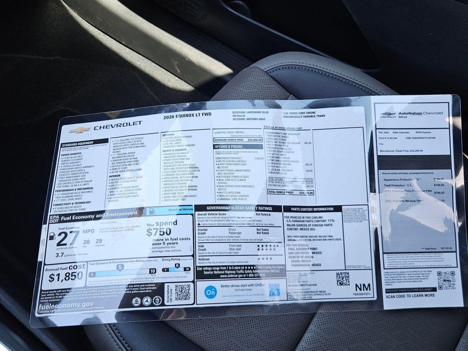 2026 Chevrolet Equinox LT