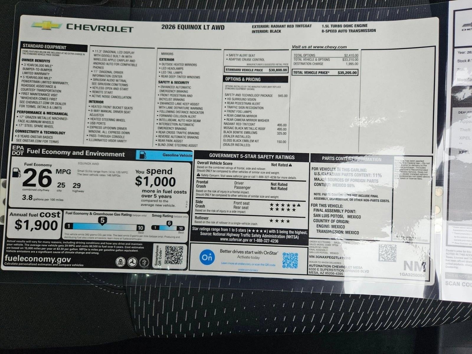 2026 Chevrolet Equinox LT