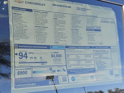 2026 Chevrolet Blazer EV RS