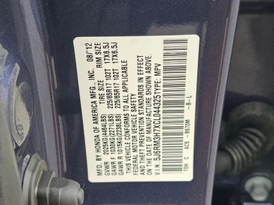 2012 Honda CR-V EX-L