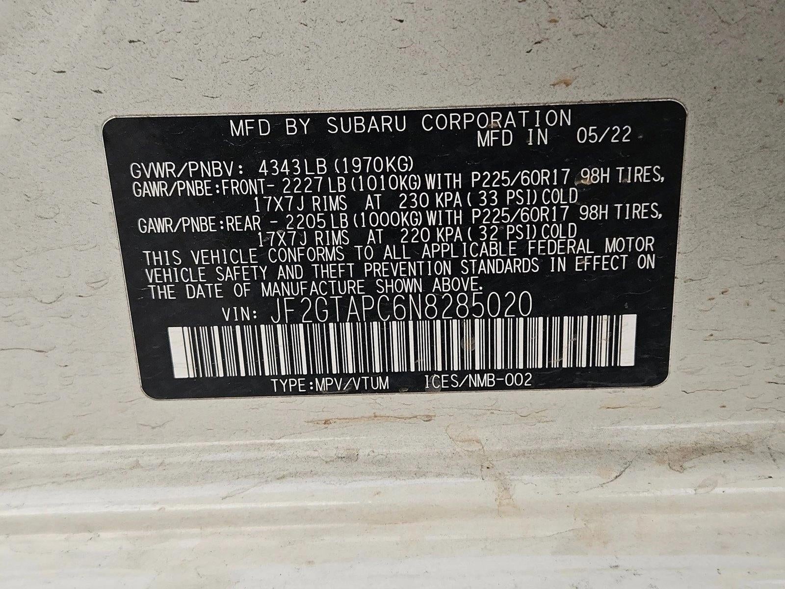 2022 Subaru Crosstrek Premium