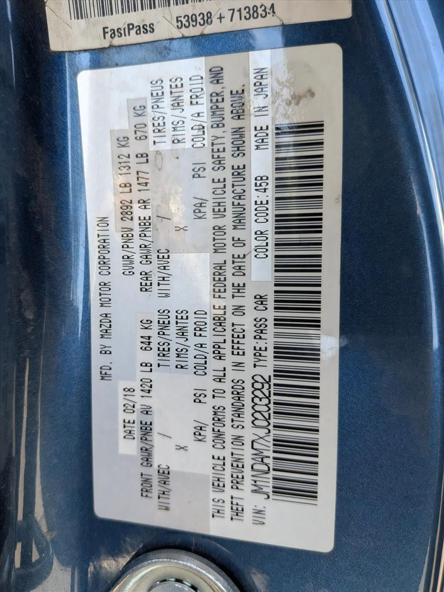 2018 Mazda Mazda MX-5 Miata RF Grand Touring