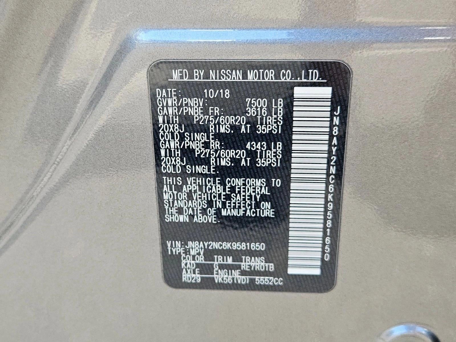 2019 Nissan Armada SL